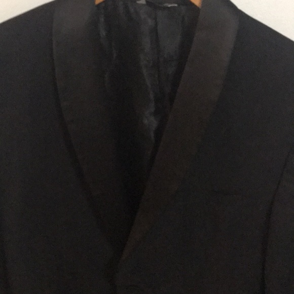 Men tuxedo blazer with satin colour slim fit - Picture 3 of 11